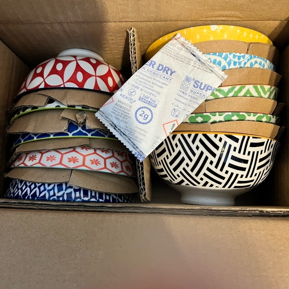 10 in a box Chelsea stoneware bowls brand new never been...
